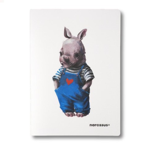 Zeszyt cute PP A5 60k. 80g krata Narcissus
