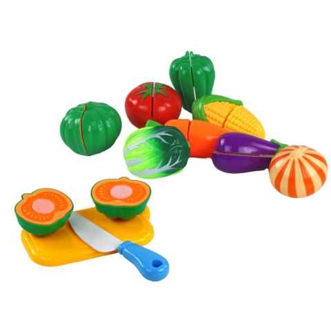 Artykuły kuchenne Zestaw Warzyw na Rzepy W Koszyczku 8 Szt Talerzyk Nóż Lean (17341)