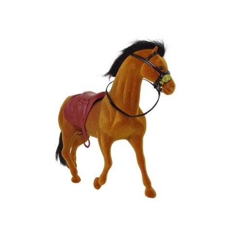 Figurka koń brązowy 17cm Lean (13377)
