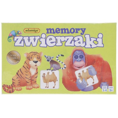 Gra pamięciowa zwierzaki memory Adamigo