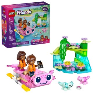 Klocki konstrukcyjne Friends Przygoda na aksolotlowej łodzi Lego (42681)