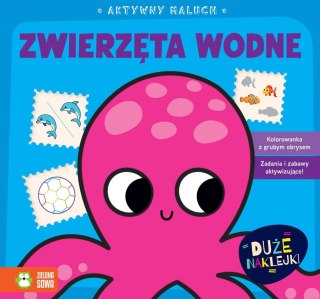 Książka dla dzieci Aktywny maluch. Zwierzęta wodne Zielona Sowa