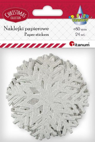 Naklejka (nalepka) Craft-Fun Series maxi płatki sniegu Titanum (4712-1)