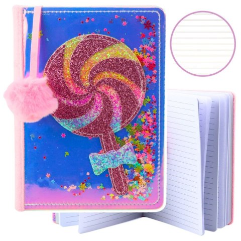 Notes (notatnik) Lizak Konfetti Holograficzny A5 80k. linia Lean (21659)