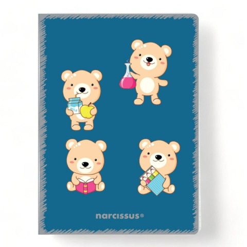 Zeszyt PP Kawaii A5 32k. 80g krata Narcissus