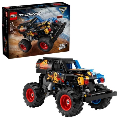 Klocki konstrukcyjne Technic Monster Jam™ Grave Digger™ Ogień i lód Lego (42219)