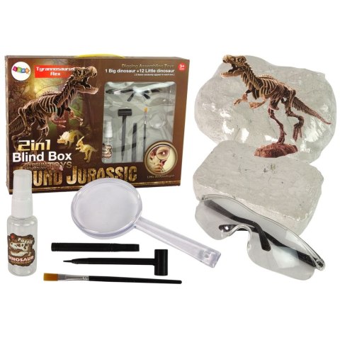 Zestaw kreatywny dla dzieci Archeologiczny 2w1 Dinozaur Szkielet Tyranozaur Lean (13005)