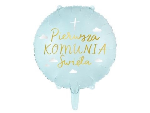 Balon foliowy Komunia Święta 18cal Partydeco (FB174)