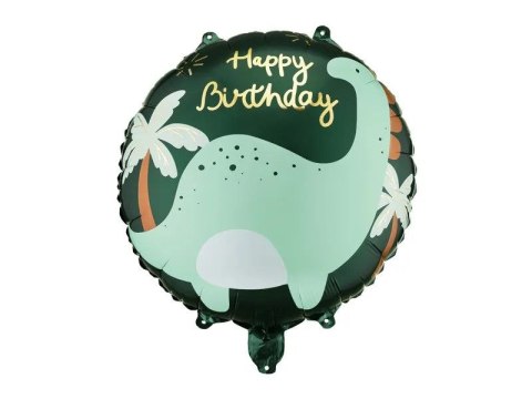 Balon foliowy pastylka Brontozaur 18cal Partydeco (FB360)