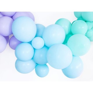 Balon gumowy Party Deco BALONY STRONG pastelowy 10 szt niebieski pastelowy 270mm Partydeco (SB12P-001J-10)