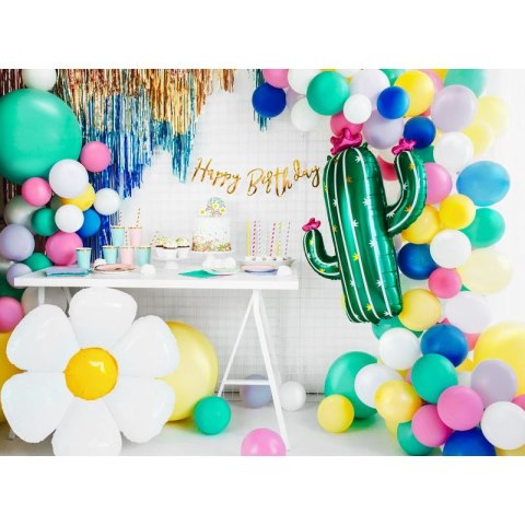 Balon gumowy Pastel Eco Balloons biały 260mm Partydeco (ECO26P-008-10)