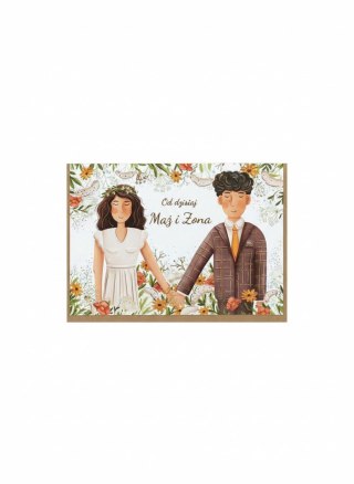 Kartka składana A5 Ślub para boho A5 Henry (5905701489480)