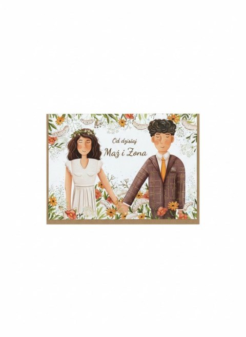Kartka składana A5 Ślub para boho A5 Henry (5905701489480)