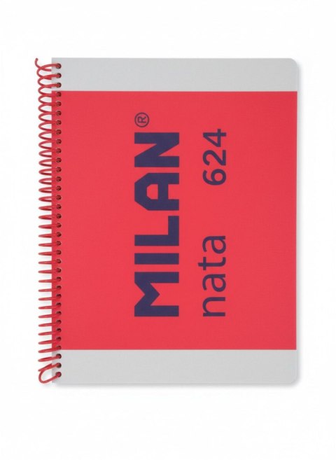 Kołozeszyt (kołonotatnik) A4 80k. 80g krata Milan (57043E80P)