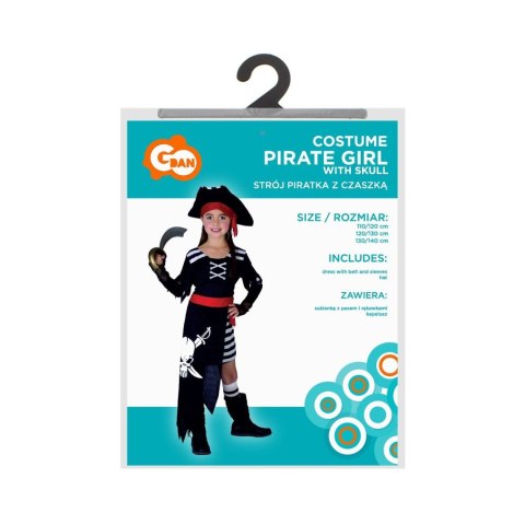 Kostium PIRATKA Z CZASZKĄ Godan (SDPK-LU022/110)