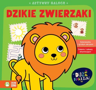 Książka dla dzieci Aktywny maluch. Dzikie zwierzaki Zielona Sowa