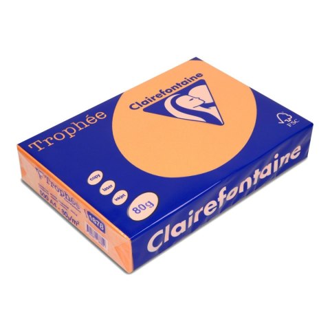 Papier kolorowy kolorowy A4 pomarańczowy 80g Trophee (xca41878)