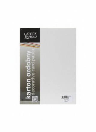 Papier ozdobny (wizytówkowy) flash A4 biały 200g Galeria Papieru (205401)