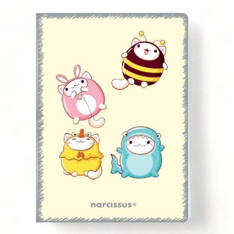 Zeszyt PP Kawaii A5 60k. krata Narcissus