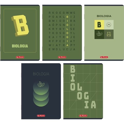 Zeszyt biologia mix A5 60k. 70g krata Herlitz (400206352)