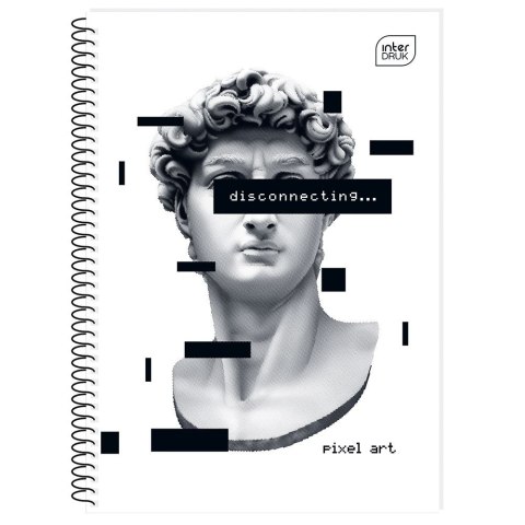 Kołozeszyt (kołonotatnik) A4 50k. 70g krata Interdruk (KOŁOZA450M)