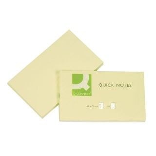 Notes samoprzylepny Q-Connect żółta jasna 100k 127mm x 76mm (KF10503)