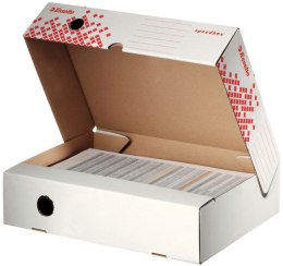 Pudło archiwizacyjne Esselte Speedbox A4 - biało-czerwony 350mm x 250mm x 80mm (623910)