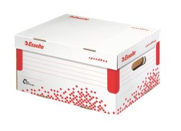 Pudło archiwizacyjne Esselte Speedbox - biało-czerwony 355mm x 193mm x 252mm (623911)