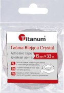 Taśma biurowa Crystal 15x33 [mm x m] Titanum