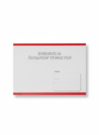 Druk offsetowy Ewidencja środków trwałych A4 Stolgraf (P7)