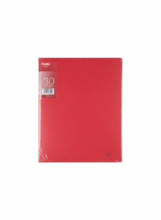 Teczka ofertowa Clear Book A4 kolor: czerwony 30 kieszeni Patio (6301)