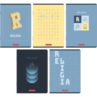 Zeszyt Religia mix A5 60k. 70g krata Herlitz (400206356)