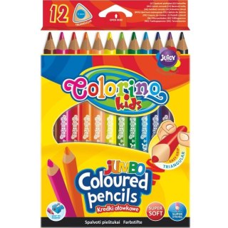 Kredki ołówkowe Colorino Jumbo 12 kol. Patio (51859)