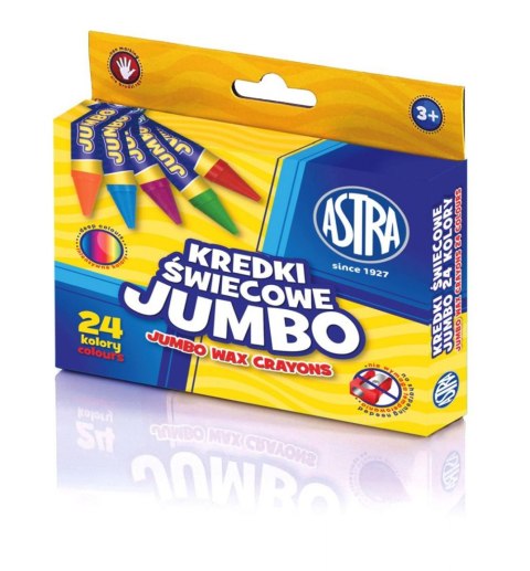 Kredki świecowe 24 kol. Astra