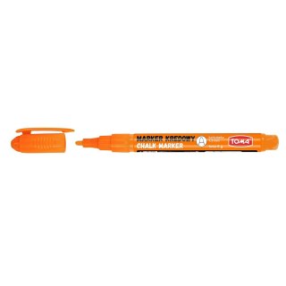Marker specjalistyczny kredowy wkład pomarańczowe 1,5mm okrągła końcówka Toma