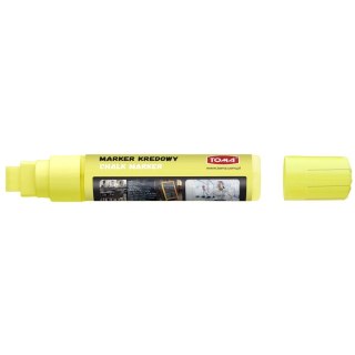 Marker specjalistyczny żółty kredowy wkład żółty 8,0 - 5,0mm ścięta końcówka Toma (To-290)