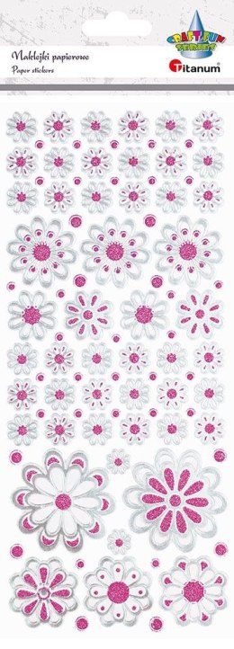 Naklejka (nalepka) Titanum Craft-Fun Series papierowe kwiaty (21XQ1214-6)