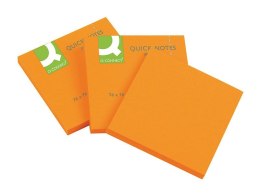 Notes samoprzylepny Q-Connect pomarańczowa 80k 76mm x 76mm (KF10517)