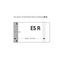 Okładka Biurfol Standard regulowana E5 R 277mm x 393-437mm (OZK-48)