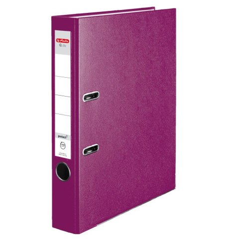 Segregator dźwigniowy Herlitz Q. file Standard A4 jagodowy 50mm (0050011889)