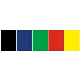 Teczka kartonowa na gumkę Rexus A4 kolor: mix (603525)