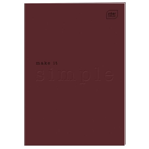 Zeszyt SIMPLE 59022777314239 A4 60k. 70g krata Interdruk (ZEA460#KARS)