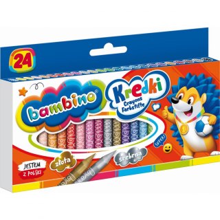 Kredki glinkowe Bambino 24 kol. St.Majewski