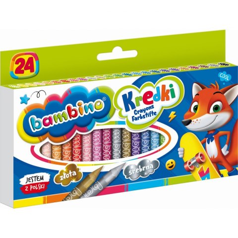 Kredki glinkowe Bambino 24 kol. St.Majewski