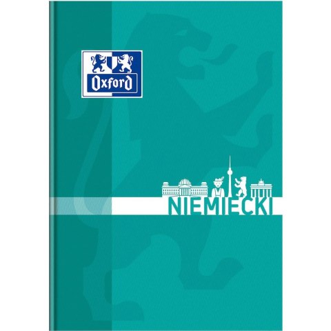 Brulion Oxford niemiecki tematyczny A5 80k. 90g krata 148mm x 210mm (400150855)