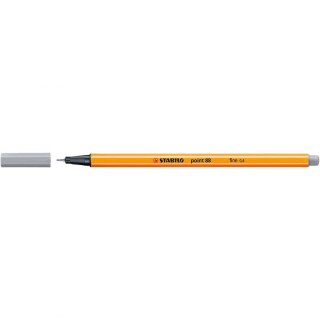 Cienkopis POINT wkład szary jasny 0,4mm 1kol. Stabilo (88/95)
