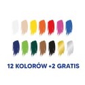 Farby plakatowe Oxford kolor: mix 20ml 12 kolor. (400167100)