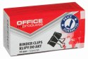 Klipy 19mm czarny Office Products (18091919-05)