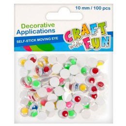 Oczka Craft Fun oczy samoprzylepne 10mm (386921)