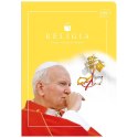 Zeszyt tematyczny Jan Paweł II/Franciszek RELIGIA A5 60k. 70g krata Interdruk (ZE60RELMIX)